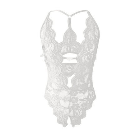 B91xZ Lingerie For Women Ladies Lace See Through Crotch Pajamas Lingerie Silk Lingerie White Large
B91xZ Lingerie For Women Ladies Lace See Through Crotch Pajamas Lingerie Silk Lingerie White Large