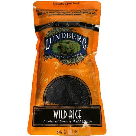 Lundberg Family Farms Exotic & Savory Wild Rice, 8 oz (Pack of 6)