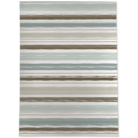 PAINTED STRIPES SAND Kitchen Mat By Kavka Designs