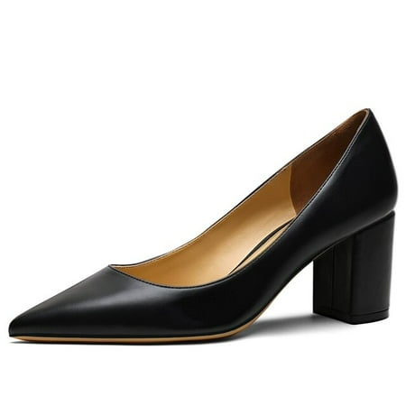 YCNYCHCHY 2022 New Thick Heel Ladies Pumps Genuine Leather Pointed Toe Comfortable Square High Heels Party Handmade Shoes For Women
YCNYCHCHY 2022 New Thick Heel Ladies Pumps Genuine Leather Pointed Toe Comfortable Square High Heels Party Handmade Shoes For Women
