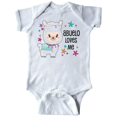 Inktastic Abuelo Loves Me- cute and happy llama Gift Baby Boy or Baby Girl Bodysuit
Inktastic Abuelo Loves Me- cute and happy llama Gift Baby Boy or Baby Girl Bodysuit