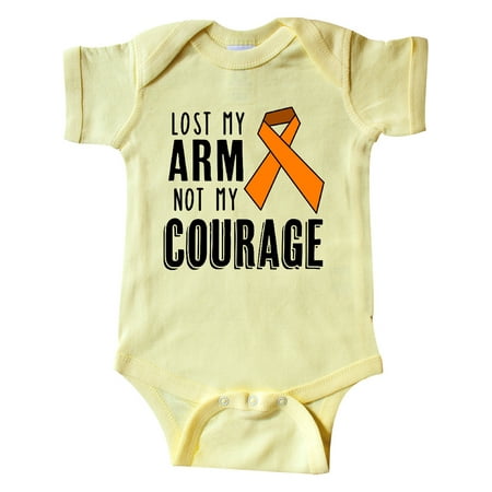 Inktastic Lost my Arm Not my Courage Limb Loss Awareness Orange Ribbon Gift Baby Boy or Baby Girl Bodysuit
Inktastic Lost my Arm Not my Courage Limb Loss Awareness Orange Ribbon Gift Baby Boy or Baby Girl Bodysuit