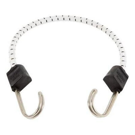 10pk Keeper 06272Z Marine Twin Anchor Bungee Cord White/Black 18