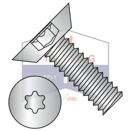 6-32 x 3/16 Machine Screws | Six-Lobe (Torx) | Flat Undercut Head | 18-8 Stainless Steel (Quantity: 5000)
6-32 x 3/16 Machine Screws | Six-Lobe (Torx) | Flat Undercut Head | 18-8 Stainless Steel (Quantity: 5000)
