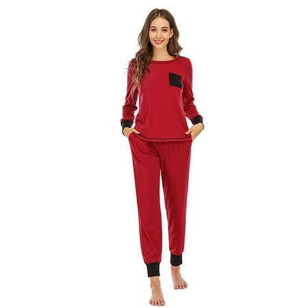 Beiwei Women Casual Sleep Nightwear Suit 2 Pieces Loose Home Clothes Top And Pant Loungwear Pajamas Set Wine Red XL
Beiwei Women Casual Sleep Nightwear Suit 2 Pieces Loose Home Clothes Top And Pant Loungwear Pajamas Set Wine Red XL