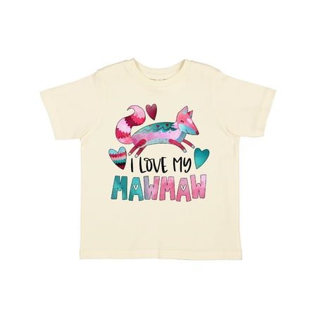 Inktastic I Love My Mawmaw Pink and Blue Fox with Hearts Gift Toddler Boy or Toddler Girl T-Shirt
Inktastic I Love My Mawmaw Pink and Blue Fox with Hearts Gift Toddler Boy or Toddler Girl T-Shirt