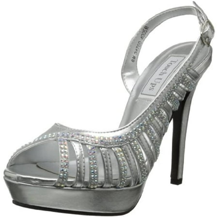 Touch Ups Women s Theresa Silver Metallic D Orsay 9.5 M