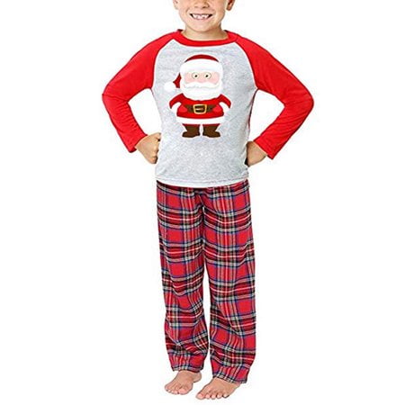 Viworld Matching Family Pajamas Sets Christmas PJ s with Santa Claus Printed Tee and Plaid Pants Loungewear
Viworld Matching Family Pajamas Sets Christmas PJ s with Santa Claus Printed Tee and Plaid Pants Loungewear
