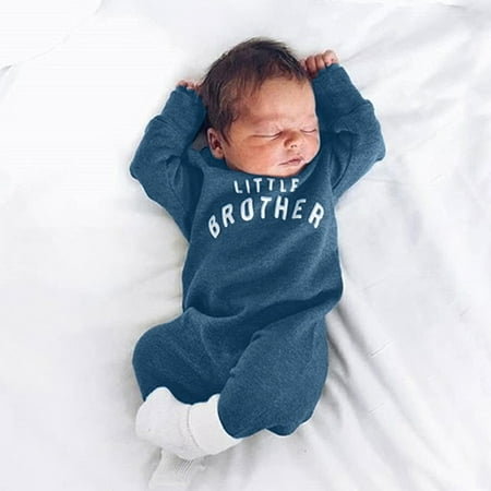 Girl Boy Baby Jumpsuit Playsuit Romper Clothes Letter Button Boys Romper&Jumpsuit Blue 90
Girl Boy Baby Jumpsuit Playsuit Romper Clothes Letter Button Boys Romper&Jumpsuit Blue 90