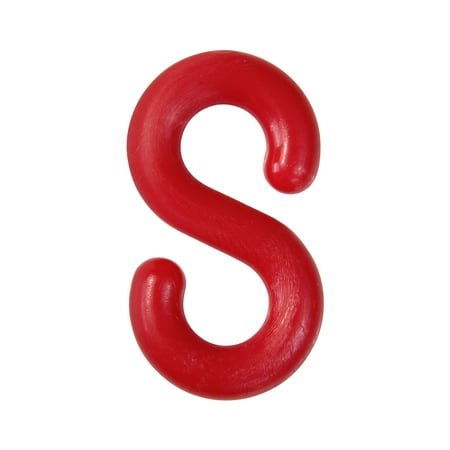 RCH Hardware SH-P55-08 Plastic S-Hook 1 Gauge Various Colors (5-PACK)
