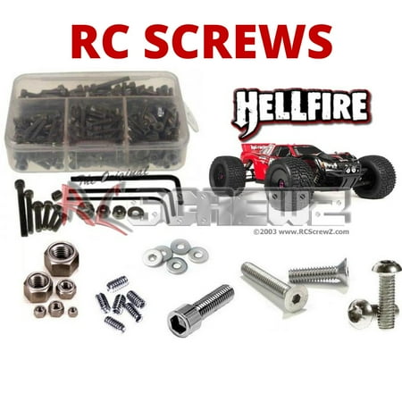 RCScrewZ HPI Hellfire RTR Stainless Steel Screw Kit - hpi027