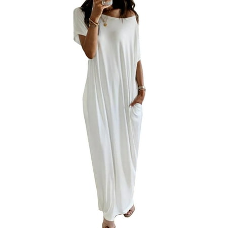 UKAP Nightdress for Womens Short Sleeve Loungewear Loose Nightgowns Pockets Summer Casual Sleep Long Maxi Dress
UKAP Nightdress for Womens Short Sleeve Loungewear Loose Nightgowns Pockets Summer Casual Sleep Long Maxi Dress