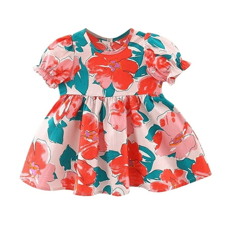 TAIAOJING Baby Girl Dress Toddler Summer Bohemia Ruffle Floral Short Puff Sleeve A Line Backless Party Dresses 6-12 Months
TAIAOJING Baby Girl Dress Toddler Summer Bohemia Ruffle Floral Short Puff Sleeve A Line Backless Party Dresses 6-12 Months