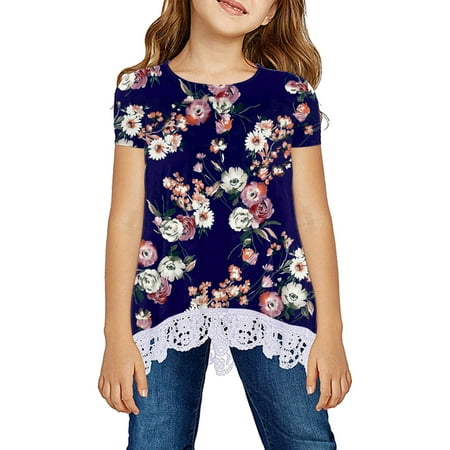 PEASKJP Girls Tops T Shirt Skin-Friendly Girls Blouse Ruffle Short Sleeve Shirts Princess Cotton Loose Soft Tops Summer Dark Blue 3-4 Years
PEASKJP Girls Tops T Shirt Skin-Friendly Girls Blouse Ruffle Short Sleeve Shirts Princess Cotton Loose Soft Tops Summer Dark Blue 3-4 Years