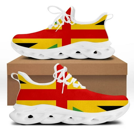 Fashion Jamaica Flag Printed Ladies Platform Sneakers Mesh Shoes Lightweight Lace up Flat Shoes for Women Zapatillas
Fashion Jamaica Flag Printed Ladies Platform Sneakers Mesh Shoes Lightweight Lace up Flat Shoes for Women Zapatillas