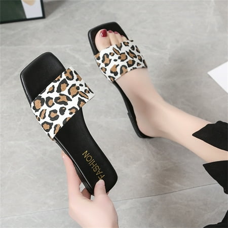 NEGJ Fashion Summer Women Slippers Flat Leopard Print Open Toe Comfortable Casual Beach
NEGJ Fashion Summer Women Slippers Flat Leopard Print Open Toe Comfortable Casual Beach
