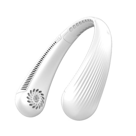 Wearable Rechargeable Necklace Mini Portable Sport Fan,USB Neck Fan Hand Free Personal Lazy Neckband fan Adjustable 3 Speeds Cooler Fan White
Wearable Rechargeable Necklace Mini Portable Sport Fan,USB Neck Fan Hand Free Personal Lazy Neckband fan Adjustable 3 Speeds Cooler Fan White