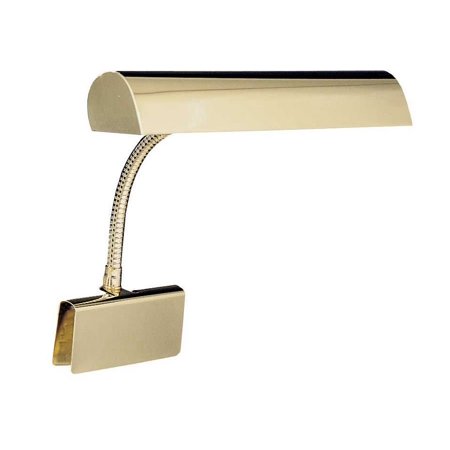 House of Troy GP14 Polished Brass Piano Lamp From The Grand Piano Collection