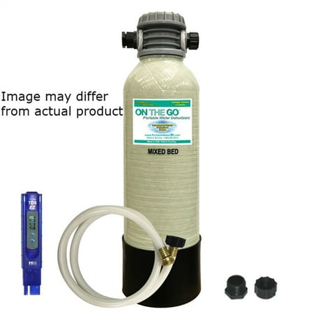 On The Go OTG2-SDI-BF Portable Mixed Bed Water Deionizer with Brass Fittings