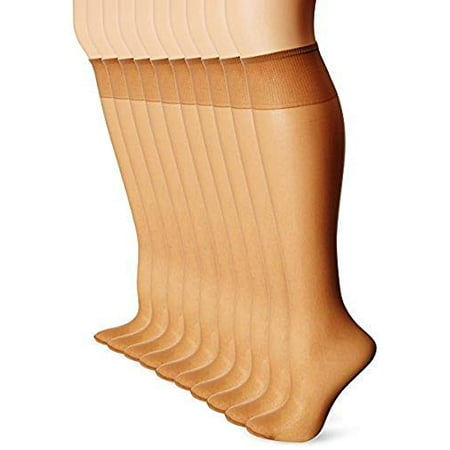 L`eggs Everyday Women`s Knee Highs ST - Best-Seller! (Pack of 3) 3 Suntan