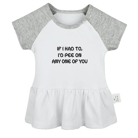 I d Pee On Any One Of You Funny Dresses For Baby Newborn Babies Skirts Infant Princess Dress 0-24M Kids Graphic Clothes (Gray Raglan Dresses 12-18 Months)
I d Pee On Any One Of You Funny Dresses For Baby Newborn Babies Skirts Infant Princess Dress 0-24M Kids Graphic Clothes (Gray Raglan Dresses 12-18 Months)