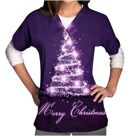 Christmas Scrub Top for Women Trendy Xmas Graphic Print Regular Loose Crew Neck Long Sleeve Shirt Vintge Streetwear Sweatshirt
Christmas Scrub Top for Women Trendy Xmas Graphic Print Regular Loose Crew Neck Long Sleeve Shirt Vintge Streetwear Sweatshirt