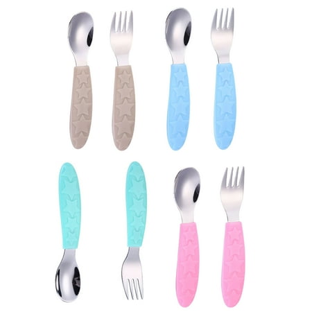 Cheers.US 1 Set Stainless Steel Children s Tableware Handle Star Pattern Feeding Food Baby Fork Spoon Household Supplies
Cheers.US 1 Set Stainless Steel Children s Tableware Handle Star Pattern Feeding Food Baby Fork Spoon Household Supplies