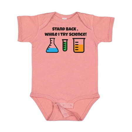 Inktastic Stand Back While I Try Science! Gift Baby Boy or Baby Girl Bodysuit
