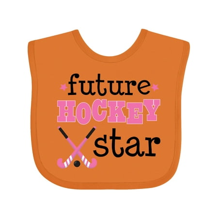 Inktastic Future Field Hockey Star Gift Baby Girl Bib