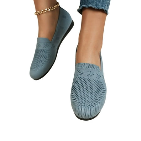 Wazshop Women Casual Shoes Slip On Flats Comfort Walking Shoe Lightweight Non-Slip Sock Sneakers Womens Loafers Knit Upper Mesh Blue 7.5
Wazshop Women Casual Shoes Slip On Flats Comfort Walking Shoe Lightweight Non-Slip Sock Sneakers Womens Loafers Knit Upper Mesh Blue 7.5