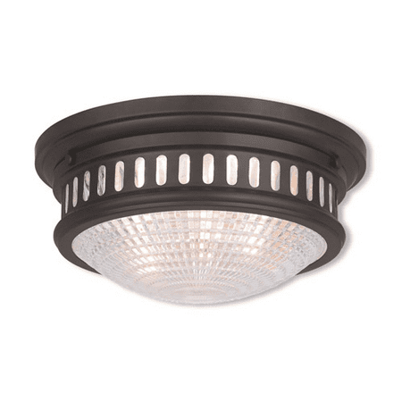 Flush Mounts 2 Light With Steel Drum Hand Blown Clear Bronze size 13 in 80 Watts - World of Crystal
Flush Mounts 2 Light With Steel Drum Hand Blown Clear Bronze size 13 in 80 Watts - World of Crystal