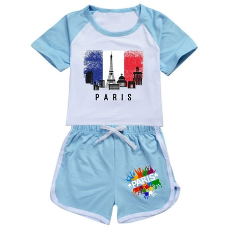 QBGSAY Little Child Outfits Sets Summer Children Kid Boys Girls Soft Short Sleeve T Shirt Top Blouse And Shorts Casual Two Piece Outfit Set Fashion For Girl
QBGSAY Little Child Outfits Sets Summer Children Kid Boys Girls Soft Short Sleeve T Shirt Top Blouse And Shorts Casual Two Piece Outfit Set Fashion For Girl