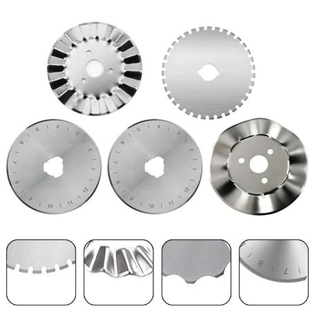 RANMEI 5PCS 45mm Rotary Blades Round Rotary Cutter Blades for Sewing Cutting Crafting
RANMEI 5PCS 45mm Rotary Blades Round Rotary Cutter Blades for Sewing Cutting Crafting