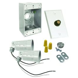 Hubbell Hubbell 5883-6 Bell Flood Light Kit With Photocell White