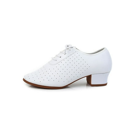 Tenmix Women Soft Dance Sneakers Ballroom Round Toe Latin Breathable Shoes White 3.5cm Two Points 7
Tenmix Women Soft Dance Sneakers Ballroom Round Toe Latin Breathable Shoes White 3.5cm Two Points 7