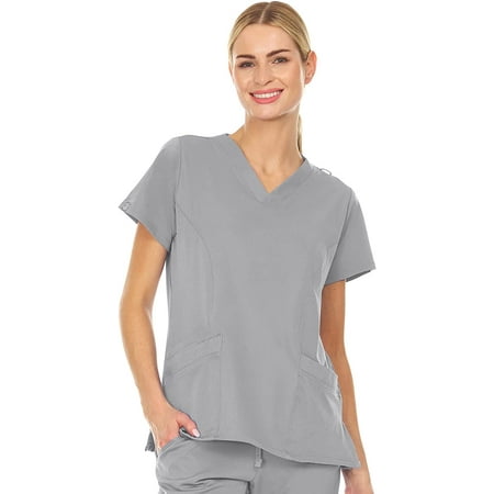 Mini Marilyn Stretch V-Neck Three Pocket Scrub Top with 4-Way Stretch Grey 3X-Large
Mini Marilyn Stretch V-Neck Three Pocket Scrub Top with 4-Way Stretch Grey 3X-Large