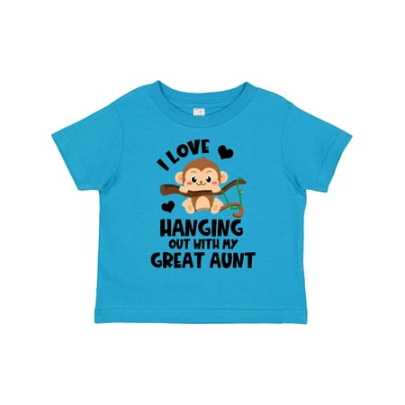 Inktastic Monkey I Love Hanging out with My Great Aunt Gift Toddler Boy or Toddler Girl T-Shirt
Inktastic Monkey I Love Hanging out with My Great Aunt Gift Toddler Boy or Toddler Girl T-Shirt