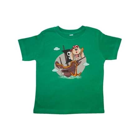 Inktastic Cute Pirate Dog Gift Toddler Boy or Toddler Girl T-Shirt