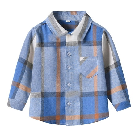 Toddler Boys Girls Long Sleeve Autumn Spring Shirt Tops Coat Outwear for Children Clothes Plaid
Toddler Boys Girls Long Sleeve Autumn Spring Shirt Tops Coat Outwear for Children Clothes Plaid