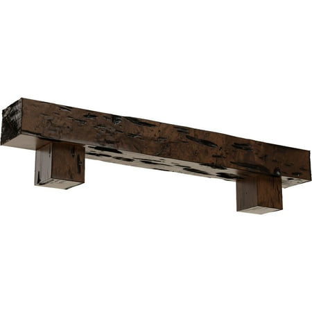Ekena Millwork 8 H x 10 D x 72 W Pecky Cypress Faux Wood Fireplace Mantel Kit w/ Alamo Corbels Premium Aged
Ekena Millwork 8 H x 10 D x 72 W Pecky Cypress Faux Wood Fireplace Mantel Kit w/ Alamo Corbels Premium Aged