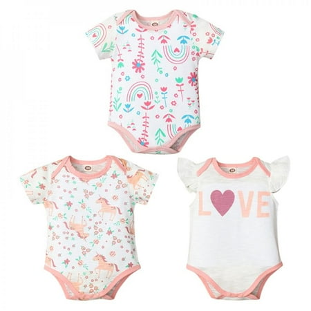Baby Girl Clothing Newborn Girls Clothes Short-sleeve Bodysuit Pattern Letter Print Playsuit Jumpsuit 3pcs/set Outfits Hot
Baby Girl Clothing Newborn Girls Clothes Short-sleeve Bodysuit Pattern Letter Print Playsuit Jumpsuit 3pcs/set Outfits Hot