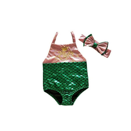 2 Style Baby Girl Mermaid Sequins Swimsuit Bow Romper Headband Bikini Swimming Suit
2 Style Baby Girl Mermaid Sequins Swimsuit Bow Romper Headband Bikini Swimming Suit