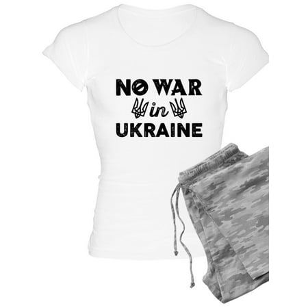CafePress - No War In Ukraine - Women s Light Pajamas