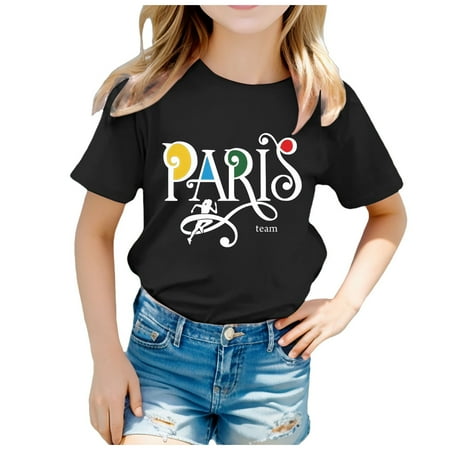 2024 Children France Theme Fashion Part Print Short Sleeve Round Neck T Shirt Tops Skin-Friendly T Shirts for Boys Baby Girl Clothes
2024 Children France Theme Fashion Part Print Short Sleeve Round Neck T Shirt Tops Skin-Friendly T Shirts for Boys Baby Girl Clothes