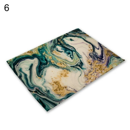 Wanwan Heat Resistance Placemat Decorative Linen Add Ambient Marble Pattern Table Mat Household Supplies
Wanwan Heat Resistance Placemat Decorative Linen Add Ambient Marble Pattern Table Mat Household Supplies