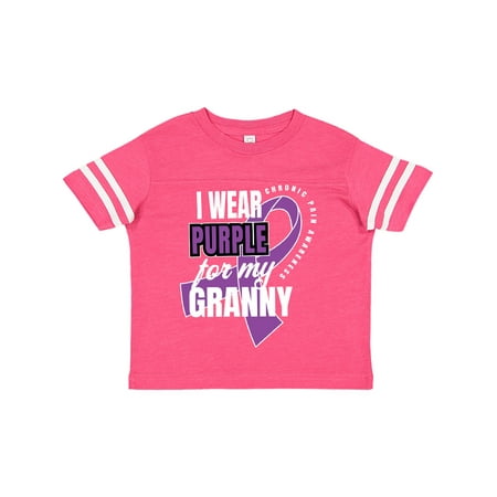 Inktastic Chronic Pain I Wear Purple For My Granny Gift Toddler Boy or Toddler Girl T-Shirt
Inktastic Chronic Pain I Wear Purple For My Granny Gift Toddler Boy or Toddler Girl T-Shirt