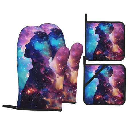 Abstract art oven mitts and potholders 4-piece set oven mitts and insulated mitts for kitchen cooking baking and grilling
Abstract art oven mitts and potholders 4-piece set oven mitts and insulated mitts for kitchen cooking baking and grilling