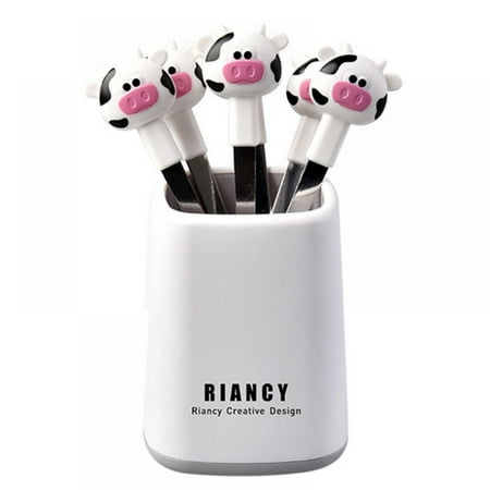 Kernelly Fruit Fork Cute Set of 6 Fruit Forks with Holder Stainless Steel Food Pick Forks for Kids Home
Kernelly Fruit Fork Cute Set of 6 Fruit Forks with Holder Stainless Steel Food Pick Forks for Kids Home