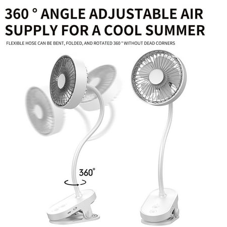 New Office Desktop Fan Stroller Charging Portable Electric Fan Desktop USB Clip LED Small Fan Light
New Office Desktop Fan Stroller Charging Portable Electric Fan Desktop USB Clip LED Small Fan Light