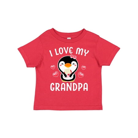 Inktastic I Love My Grandpa with Cute Penguin and Hearts Gift Toddler Toddler Girl T-Shirt
Inktastic I Love My Grandpa with Cute Penguin and Hearts Gift Toddler Toddler Girl T-Shirt